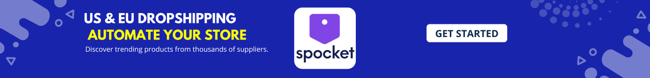Spocket platform savings banner